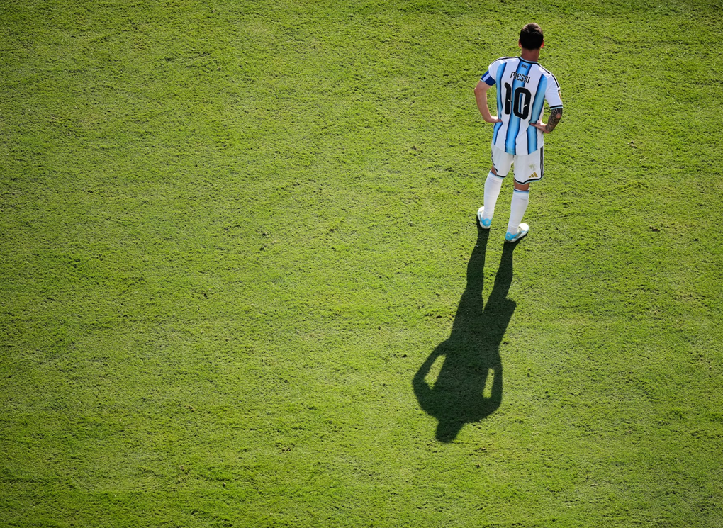 Lionel Messi trong trận Tây Ban Nha – Argentina ở chung kết World Cup 2026 trên sân MetLife, New Jersey, Mỹ ngày 19/7/2026. Ảnh: AP