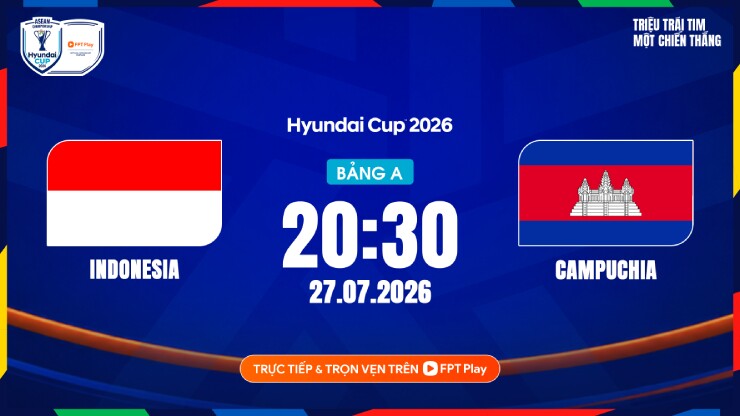 Trực tiếp bóng đá Indonesia - Campuchia: Mơ khởi đầu rực rỡ (AFF Cup) - 1