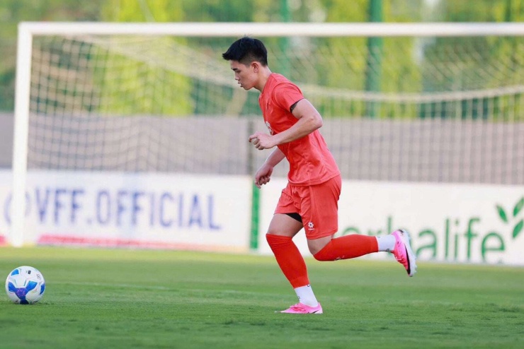Hồi tháng 1/2026, Đình Bắc và U23 Việt Nam giành vị trí thứ 3 tại giải U23 châu Á. Ảnh: FBNV.