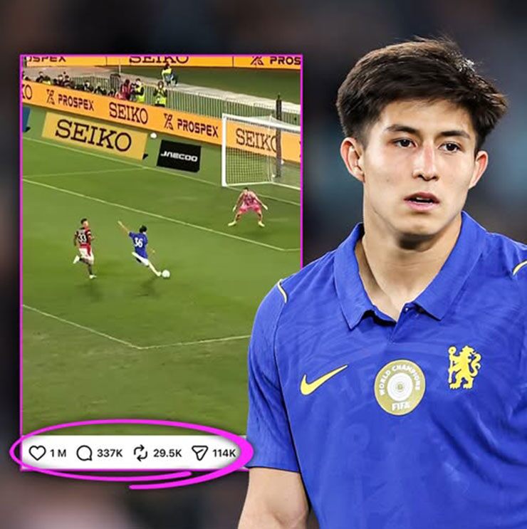 Đã có hơn 1 triệu like trên Instagram của Chelsea chỉ riêng cho bàn thắng của Dastan Satpayev