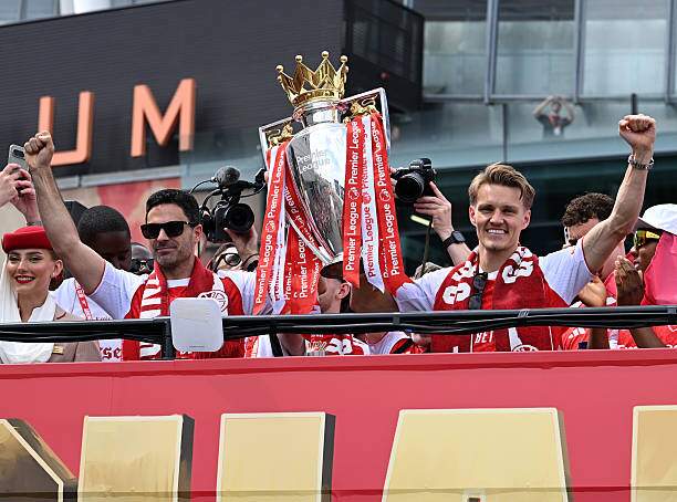Arsenal của Mikel Arteta không còn phải đối phó với Pep Guardiola từ mùa này