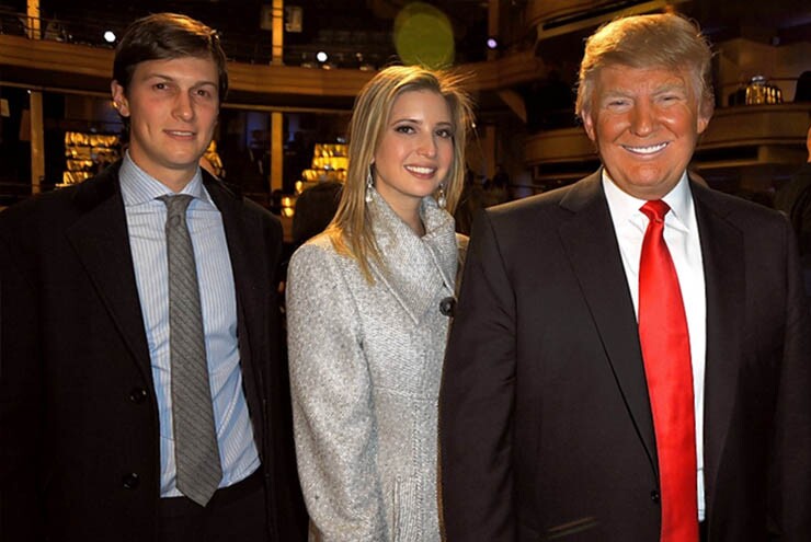 Tổng thống Donald Trump có mối quan hệ sát sườn với anh em nhà Kushner
