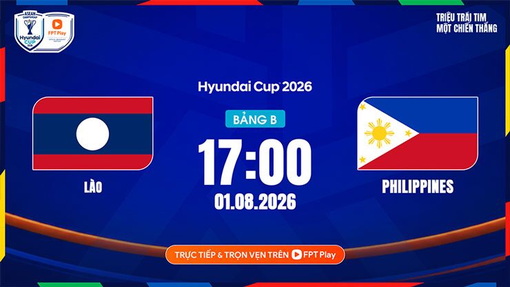 Trực tiếp bóng đá Lào - Philippines: Giành 3 điểm là nhiệm vụ bắt buộc (AFF Cup) - 2