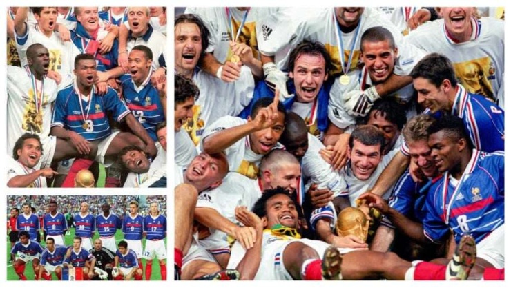 ĐT Pháp vô địch World Cup 1998.