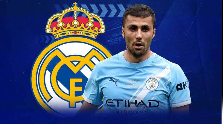 Khả năng Rodri về Real Madrid đang nhỏ dần