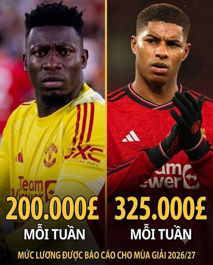 Ngỡ ngàng Rashford, Onana được tăng lương dù không đá trận nào ở MU - 2