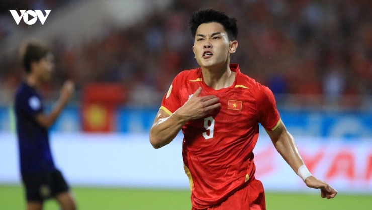 Đình Bắc đang dẫn đầu danh sách Vua phá lưới ASEAN Cup 2026 với 5 bàn thắng. (Ảnh: Hoài Thương)