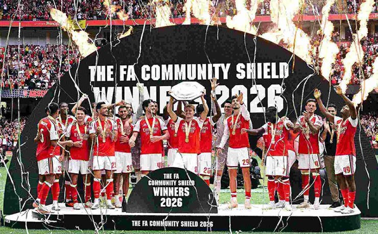 Arsenal vừa thắng Siêu cúp Anh