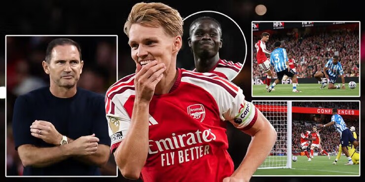Arsenal thể hiện lối chơi tấn công tự tin