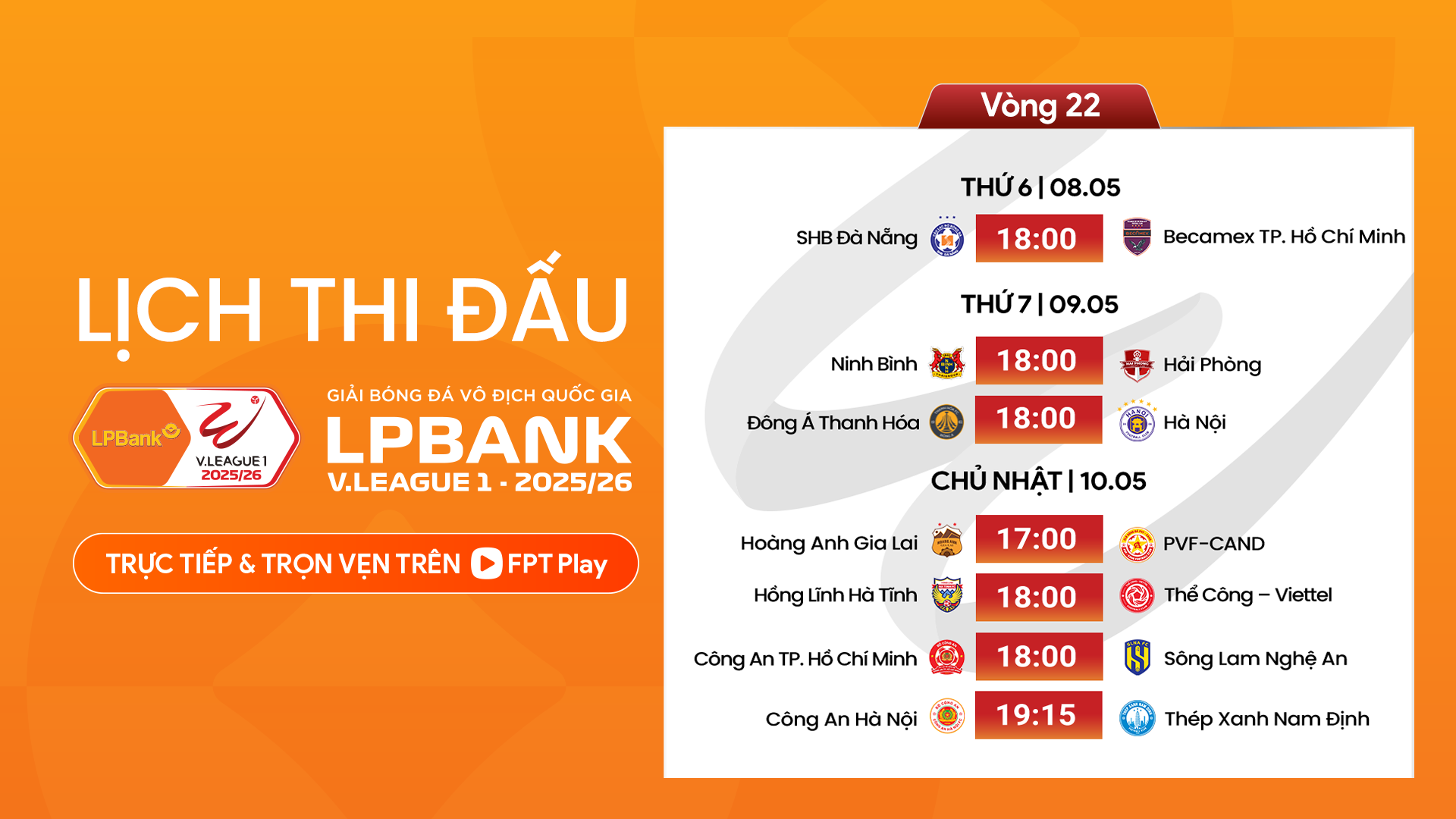 Trực tiếp bóng đá Công an Hà Nội - Nam Định: Chờ màn đăng quang của tân vương (V-League) - 1