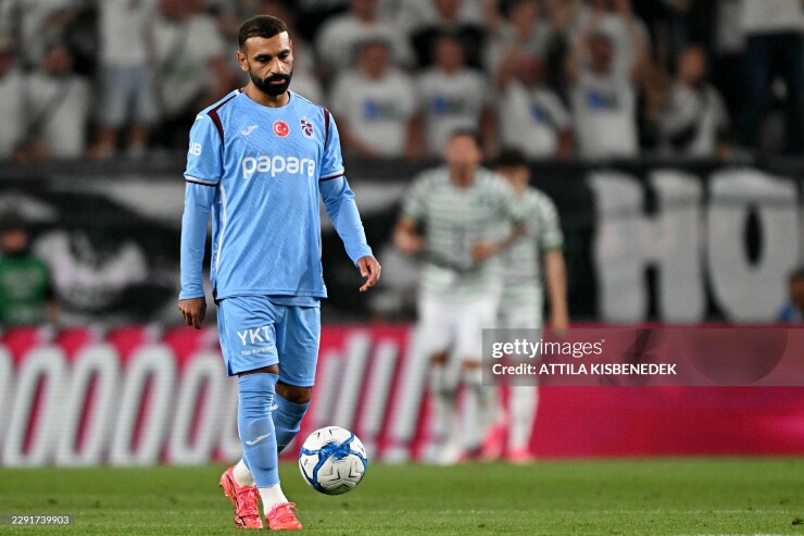 Salah, Onana bất lực nhìn&nbsp;Trabzonspor thảm bại với tổng tỷ số 0-5 ở vòng loại Europa League