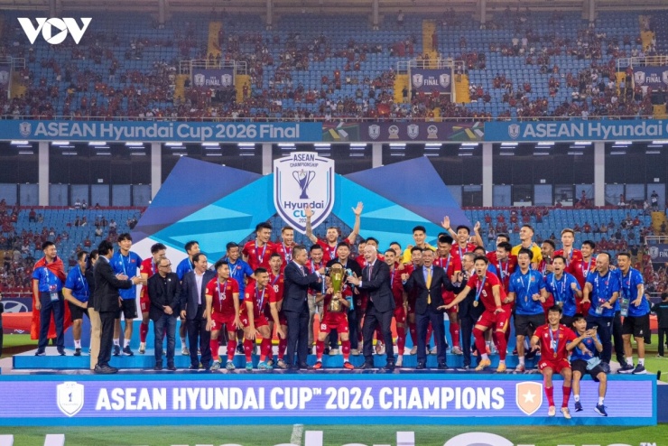ĐT Việt Nam vô địch ASEAN Cup 2026 (Ảnh: Hoài Thương)