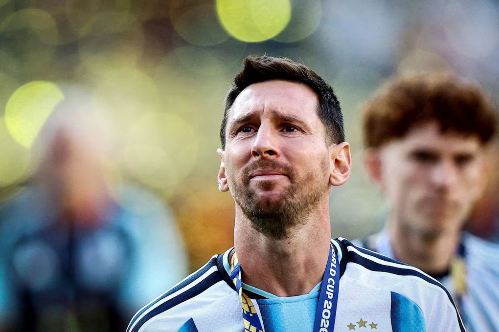 Messi sau trận Tây Ban Nha – Argentina ở chung kết World Cup 2026 trên sân MetLife, New Jersey, Mỹ ngày 19/7/2026. Ảnh: Reuters