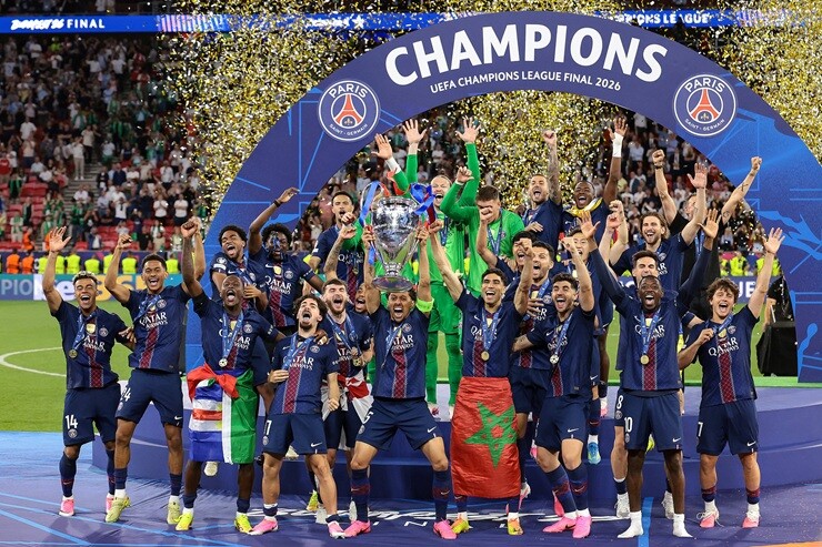 PSG thống trị châu Âu hai mùa giải liên tiếp