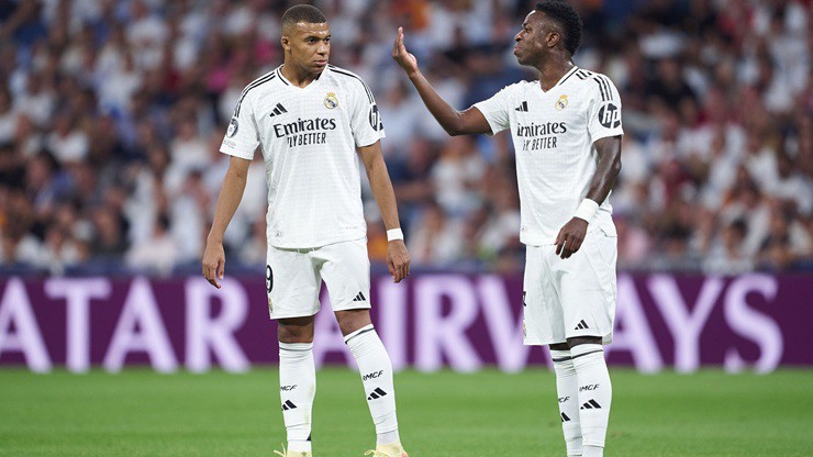 Real Madrid thường thi đấu hiệu quả hơn khi chỉ có một trong hai Mbappe hoặc Vinicius trên sân
