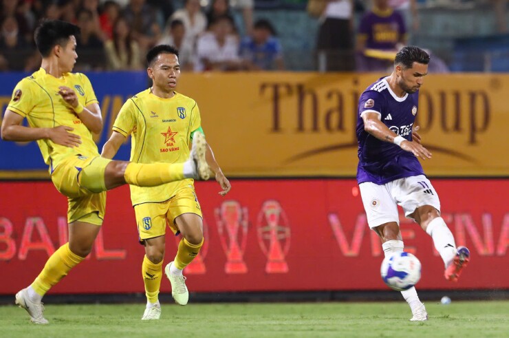 Video bóng đá Hà Nội - SLNA: Trả giá vì hàng công vô duyên (V-League) - 1