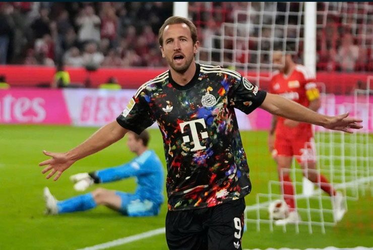 Harry Kane ghi 100 bàn nhanh nhất Bundesliga, vẫn kém Ronaldo thời đỉnh cao - 1