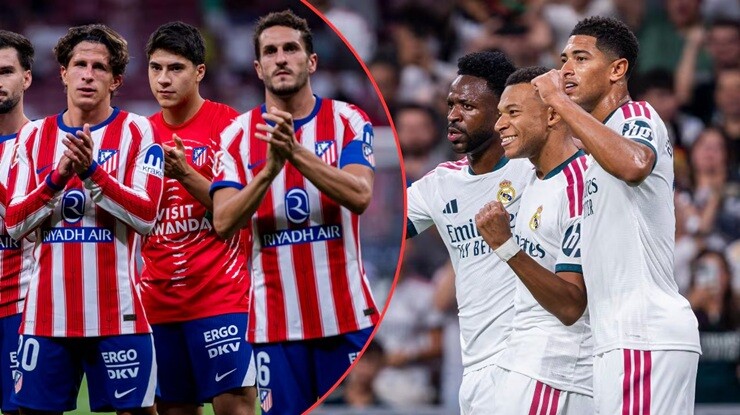 Atletico Madrid và Real Madrid đều buộc phải thắng để bám đuổi Barcelona