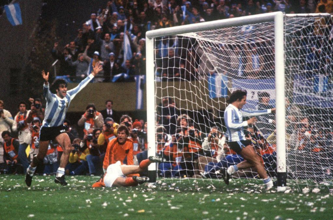 Chung kết World Cup 1978, Argentina thắng Hà Lan 3-1 trong trận đấu diễn ra hiệp phụ. Ảnh: Marca