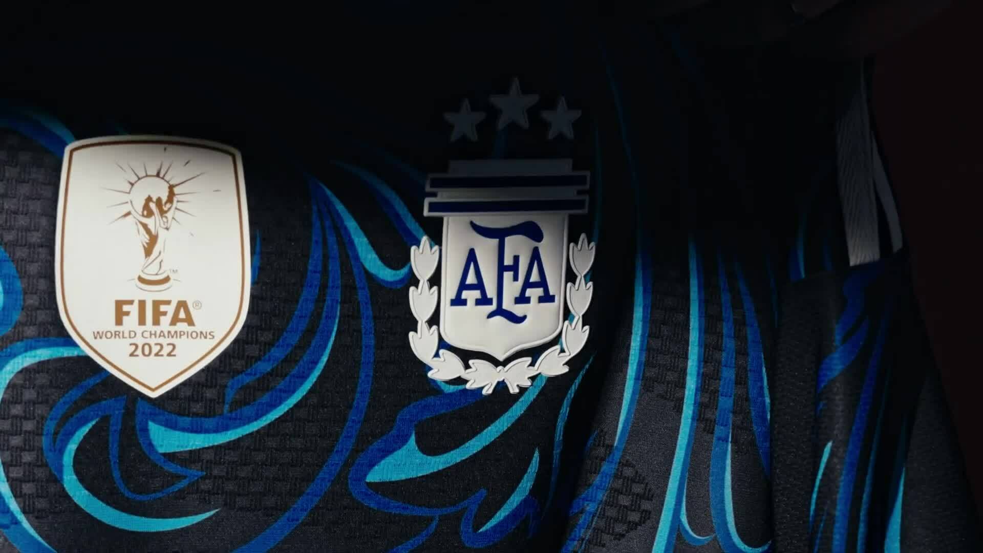 Áo thi đấu sân khách World Cup 2026 của tuyển Argentina