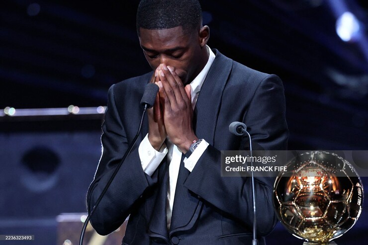 Dembele là chủ nhân của danh hiệu này năm ngoái