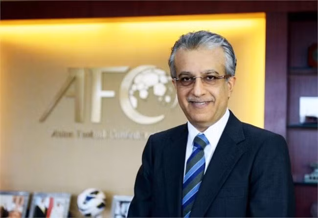 Chủ tịch Liên đoàn Bóng đá châu Á (AFC) Salman bin Ibrahim Al Khalifa.