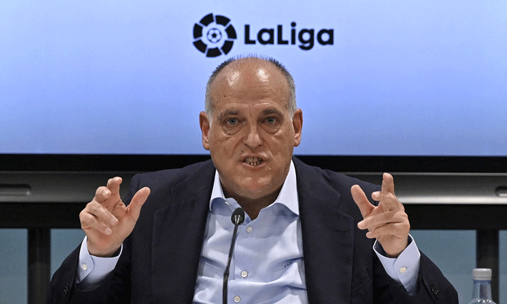 Chủ tịch La Liga Javier Tebas chỉ trích chiến dịch truyền thông của ban lãnh đạo Real Madrid.