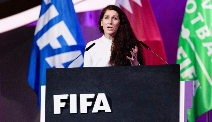 Chủ tịch LĐBĐ Na Uy Lise Klaveness cho rằng FIFA không nên có quyền trao giải thưởng hòa bình. Ảnh: Eurasia Sport Images