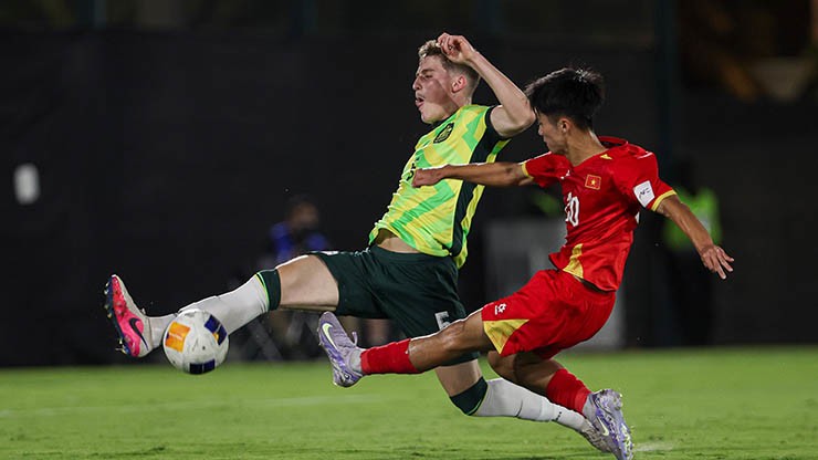 U17 Việt Nam có cơ hội nhưng không thể tận dụng trước U17 Australia