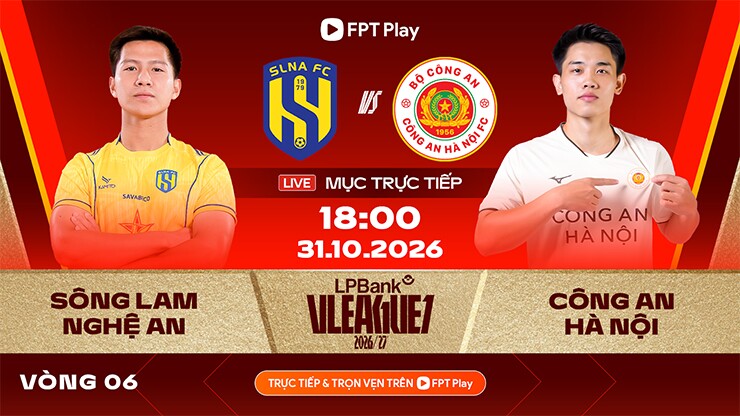 Trực tiếp bóng đá SLNA - Công an Hà Nội: Chủ nhà gặp thử thách lớn (V-League) - 1