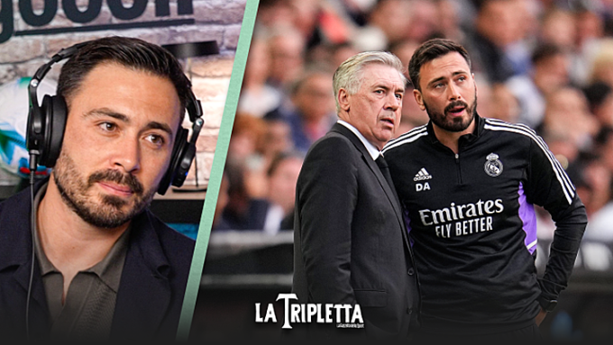 Davide Ancelotti trả lời phỏng vấn trên podcast La Tripletta của báo Italy Gazzetta dello Sport. Ảnh: Gazzetta dello Sport