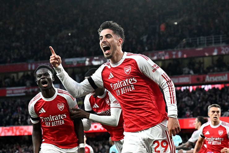 Havertz đưa Arsenal đến rất gần với&nbsp;chức vô địch Ngoại hạng Anh
