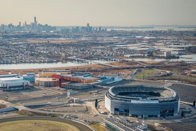 Sân MetLife ở New Jersey, ngoại ô New York. Ảnh: AP