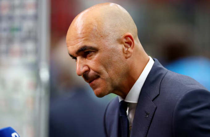 HLV Roberto Martinez trong trận Bồ Đào Nha hòa CHDC Congo tại bảng K World Cup 2026, diễn ra ở Houston, Texas, Mỹ ngày 17/6/2026. Ảnh: Reuters
