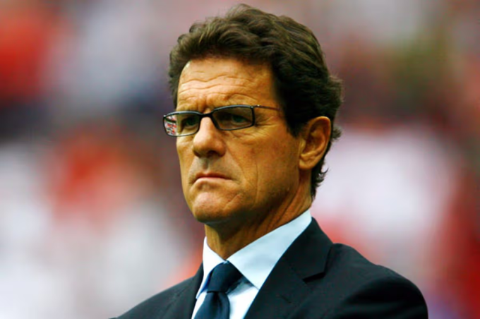 Fabio Capello thời còn dẫn dắt tuyển Anh. Ảnh: Reuters