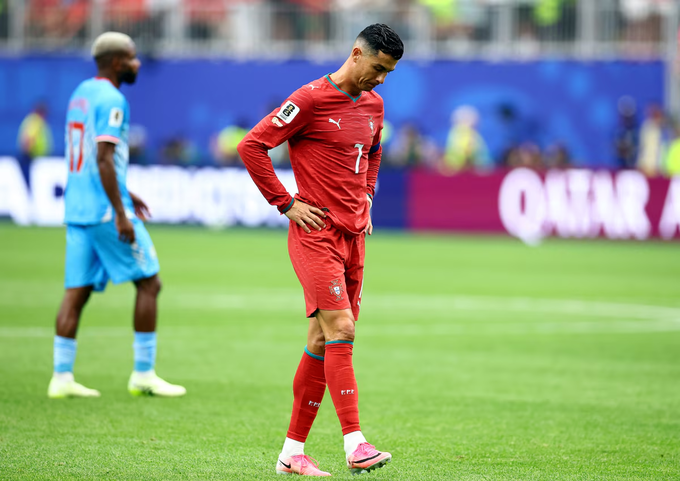 Cristiano Ronaldo sau trận Bồ Đào Nha – CHDC Congo ở vòng bảng World Cup 2026 trên sân Houston, Houston, Texas, Mỹ ngày 17/6/2026. Ảnh: Reuters