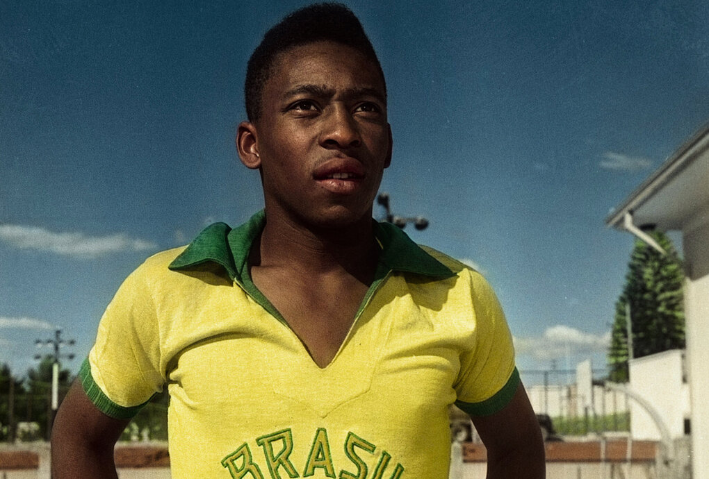 Huyền thoại bóng đá người Brazil Pelé trong phim tài liệu cùng tên. Ảnh: Netflix