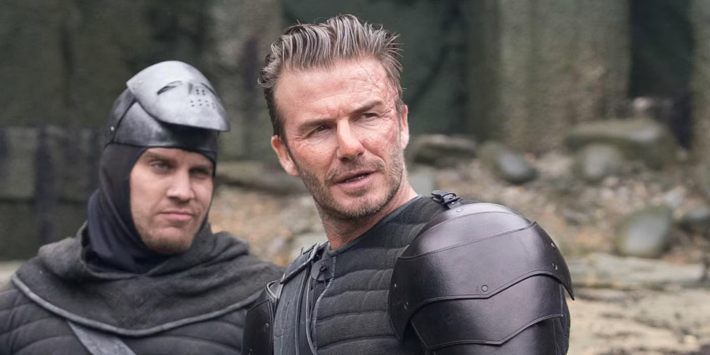 David Beckham trên phim trường King Arthur: Legend of the Sword. Ảnh: Warner Bros. Pictures