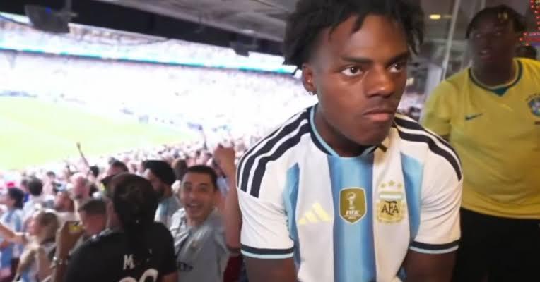 Speed thất vọng khi chứng kiến Argentina thắng Thụy Sĩ ở tứ kết World Cup 2026, trên sân Arrowhead, Kansas City, Mỹ tối 11/7. Ảnh: Youtube