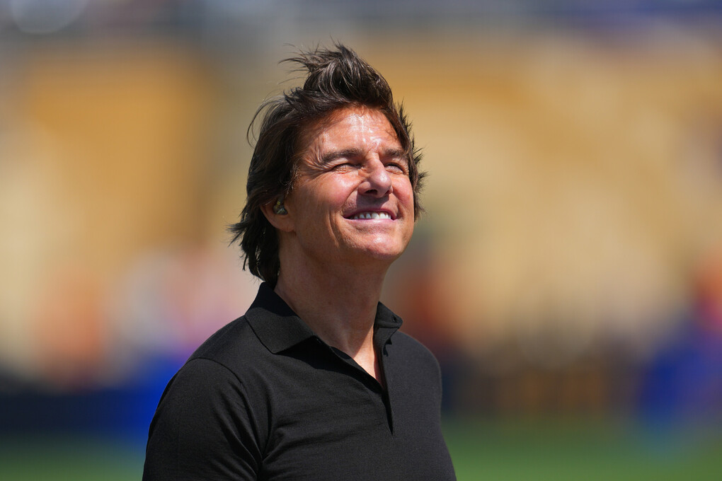 Tom Cruise ở buổi lễ khép lại giải đấu. Ảnh: AP