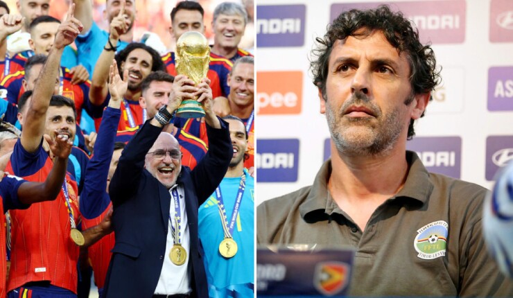 HLV Jose Pedro ví lối chơi của Timor Leste với nhà vô địch World Cup Tây Ban Nha
